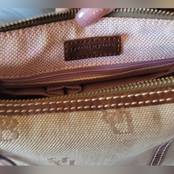 EUC Vintage Dooney and Bourke monogram shoulder mini barrel bag - Picture 6 of 10